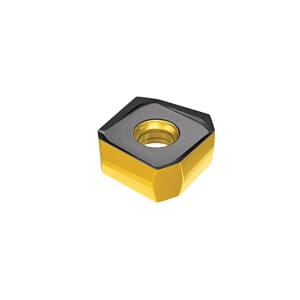 Iscar 5605383 HELIDO 845 LINE Double Sided Milling Insert With 8 Helical Right Hand Cutting Edges, SXMU Insert, 1606 Insert, Carbide, Manufacturer's Grade: IC4100, Squared Shape, Material Grade: H, K